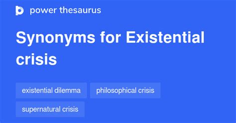 crisis antonyms|existential crisis antonym.